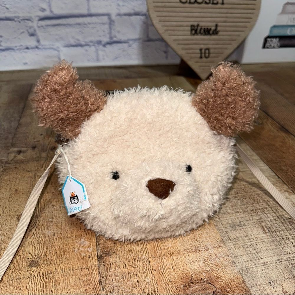 Jellycat Little Pup Plush Bag 9" Puppy Dog NEW - Picture 8 of 15